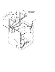 Dryer Support And Washer Parts parts for Kenmore Washer Dryer Combo 110.98752796 (11098752796, 110 98752796) from AppliancePartsPros.com