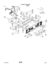 Washer / Dryer Control Panel Parts parts for Kenmore Washer Dryer Combo 110.98752798 (11098752798, 110 98752798) from AppliancePartsPros.com