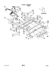 Washer / Dryer Control Panel Parts parts for Kenmore Washer Dryer Combo 110.98752799 (11098752799, 110 98752799) from AppliancePartsPros.com