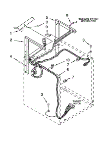 Dryer Support And Washer Parts parts for Kenmore Washer Dryer Combo 110.9875279B (1109875279B, 110 9875279B) from AppliancePartsPros.com