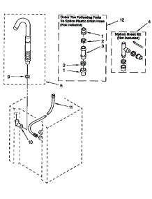 Washer Water System Parts parts for Kenmore Washer Dryer Combo 110.99575800 (11099575800, 110 99575800) from AppliancePartsPros.com