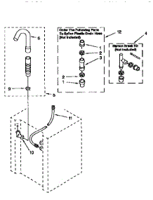 Washer Water System parts for Kenmore Washer Dryer Combo 110.99575810 (11099575810, 110 99575810) from AppliancePartsPros.com