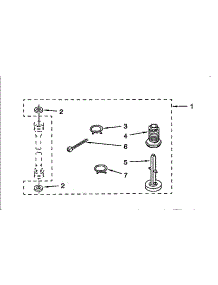 Miscellaneous parts for Kenmore Washer Dryer Combo 110.99575810 (11099575810, 110 99575810) from AppliancePartsPros.com