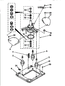 Machine Base parts for Kenmore Washer Dryer Combo 110.99575820 (11099575820, 110 99575820) from AppliancePartsPros.com