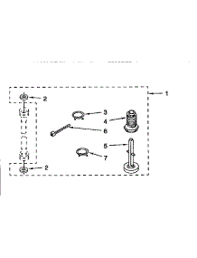 Miscellaneous Parts Bag parts for Kenmore Washer Dryer Combo 110.99575820 (11099575820, 110 99575820) from AppliancePartsPros.com