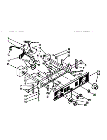 Washer / Dryer Control Panel parts for Kenmore Washer Dryer Combo 110.99575820 (11099575820, 110 99575820) from AppliancePartsPros.com