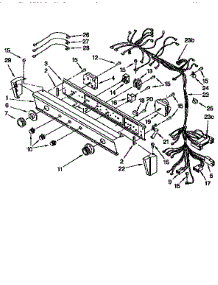 Control Panel parts for Kenmore Washer Dryer Combo 110.99576200 (11099576200, 110 99576200) from AppliancePartsPros.com