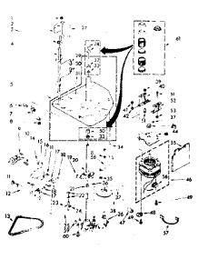 Drive Parts parts for Kenmore Washer 110.82263100 (11082263100, 110 82263100) from AppliancePartsPros.com