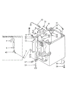 Cabinet parts for Kenmore Washer 110.82271420 (11082271420, 110 82271420) from AppliancePartsPros.com