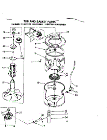 Tub And Basket Parts parts for Kenmore Washer 110.82271810 (11082271810, 110 82271810) from AppliancePartsPros.com