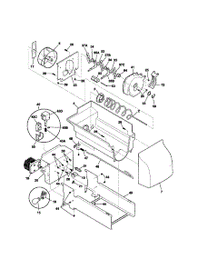 Ice Container parts for Kenmore Refrigerator 253.52649301 (25352649301, 253 52649301) from AppliancePartsPros.com