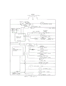 Wiring Schematic parts for Kenmore Refrigerator 253.52649301 (25352649301, 253 52649301) from AppliancePartsPros.com