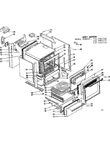 Body Section parts for Kenmore Range 119.7457710 (1197457710, 119 7457710) from AppliancePartsPros.com
