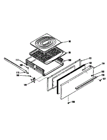 Broiler Section parts for Kenmore Range 119.7458510 (1197458510, 119 7458510) from AppliancePartsPros.com