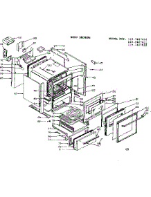 Body Section parts for Kenmore Range 119.7487811 (1197487811, 119 7487811) from AppliancePartsPros.com