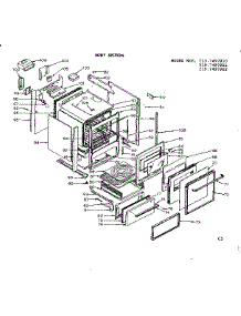 Body Section parts for Kenmore Range 119.7497810 (1197497810, 119 7497810) from AppliancePartsPros.com