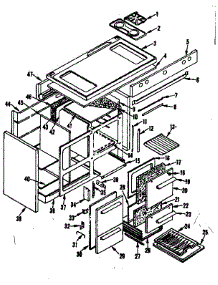 Body Section parts for Kenmore Range 119.7606700 (1197606700, 119 7606700) from AppliancePartsPros.com