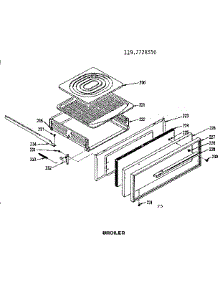 Broiler Parts parts for Kenmore Range 119.7728310 (1197728310, 119 7728310) from AppliancePartsPros.com