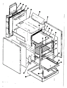 Body Section parts for Kenmore Range 119.8246700 (1198246700, 119 8246700) from AppliancePartsPros.com