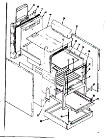 Body Section parts for Kenmore Range 119.8266740 (1198266740, 119 8266740) from AppliancePartsPros.com