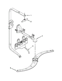 Upper Wash And Rinse Parts parts for Kenmore Dishwasher 665.12793K310 (66512793K310, 665 12793K310) from AppliancePartsPros.com