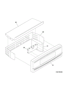 Control Panel parts for Kenmore Wall Oven 790.40199402 (79040199402, 790 40199402) from AppliancePartsPros.com