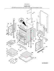 Lower Oven parts for Kenmore Wall Oven 790.40253411 (79040253411, 790 40253411) from AppliancePartsPros.com