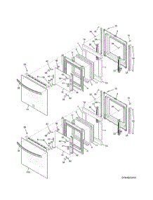 Doors parts for Kenmore Wall Oven 790.40259410 (79040259410, 790 40259410) from AppliancePartsPros.com