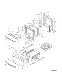 Door / Drawer parts for Kenmore Wall Oven 790.40299410 (79040299410, 790 40299410) from AppliancePartsPros.com