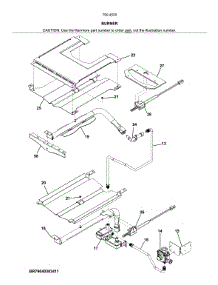 Burner parts for Kenmore Wall Oven 790.40302412 (79040302412, 790 40302412) from AppliancePartsPros.com