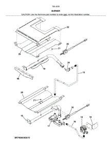 Burner parts for Kenmore Wall Oven 790.40309410 (79040309410, 790 40309410) from AppliancePartsPros.com