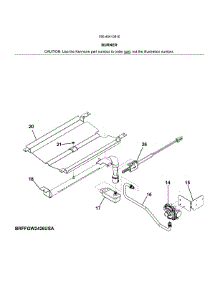 Burner parts for Kenmore Wall Oven 790.40413810 (79040413810, 790 40413810) from AppliancePartsPros.com