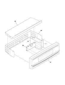 Control Panel parts for Kenmore Wall Oven 790.40529402 (79040529402, 790 40529402) from AppliancePartsPros.com
