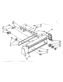 Console Panel Parts parts for Kenmore Washer 110.82673600 (11082673600, 110 82673600) from AppliancePartsPros.com