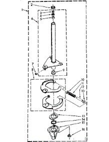 Brake And Drive Tube Parts parts for Kenmore Washer 110.82673620 (11082673620, 110 82673620) from AppliancePartsPros.com