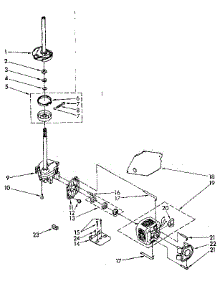 Brake, Clutch, Gearcase, Motor And Pump Parts parts for Kenmore Washer 110.82673620 (11082673620, 110 82673620) from AppliancePartsPros.com