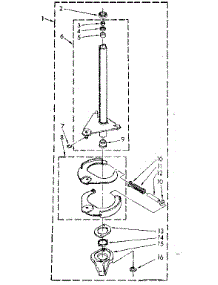 Brake And Drive Tube Parts parts for Kenmore Washer 110.82680110 (11082680110, 110 82680110) from AppliancePartsPros.com