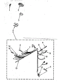 Wiring Harness parts for Kenmore Washer 110.82680700 (11082680700, 110 82680700) from AppliancePartsPros.com