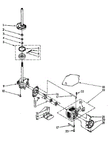 Brake, Clutch, Gearcase, Motor And Pump Parts parts for Kenmore Washer 110.82680710 (11082680710, 110 82680710) from AppliancePartsPros.com