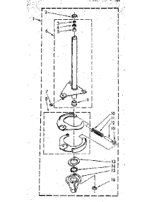Brake And Drive Tube parts for Kenmore Washer 110.82680800 (11082680800, 110 82680800) from AppliancePartsPros.com