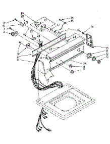 Console Panel Parts parts for Kenmore Washer 110.82680810 (11082680810, 110 82680810) from AppliancePartsPros.com