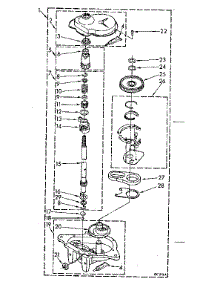 Gearcase Parts parts for Kenmore Washer 110.82681310 (11082681310, 110 82681310) from AppliancePartsPros.com