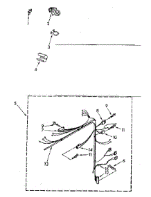 Wiring Harness Parts parts for Kenmore Washer 110.82681310 (11082681310, 110 82681310) from AppliancePartsPros.com