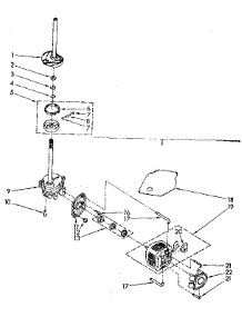 Brake, Clutch, Gearcase, Motor And Pump Parts parts for Kenmore Washer 110.82681310 (11082681310, 110 82681310) from AppliancePartsPros.com