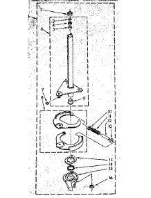 Brake And Drive Tube Parts parts for Kenmore Washer 110.82681600 (11082681600, 110 82681600) from AppliancePartsPros.com