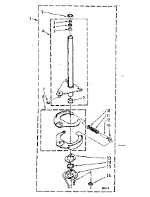Brake And Drive Tube Parts parts for Kenmore Washer 110.82681710 (11082681710, 110 82681710) from AppliancePartsPros.com