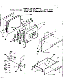 Door Latch Mechanism & Drawer parts for Kenmore Range 628.6417912 (6286417912, 628 6417912) from AppliancePartsPros.com