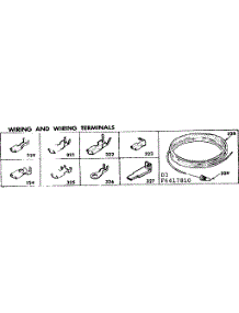Wiring And Wiring Terminals parts for Kenmore Range 628.6427810 (6286427810, 628 6427810) from AppliancePartsPros.com