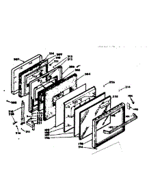 Doors parts for Kenmore Range 628.6438211 (6286438211, 628 6438211) from AppliancePartsPros.com