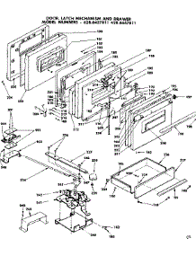 Door, Latch Mechanism And Drawer parts for Kenmore Range 628.6447811 (6286447811, 628 6447811) from AppliancePartsPros.com